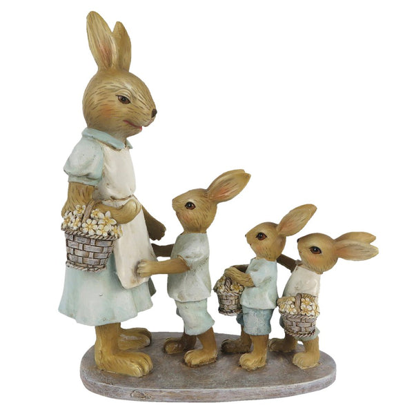 Decoration Rabbit Multicoloured 17x7x19 cm