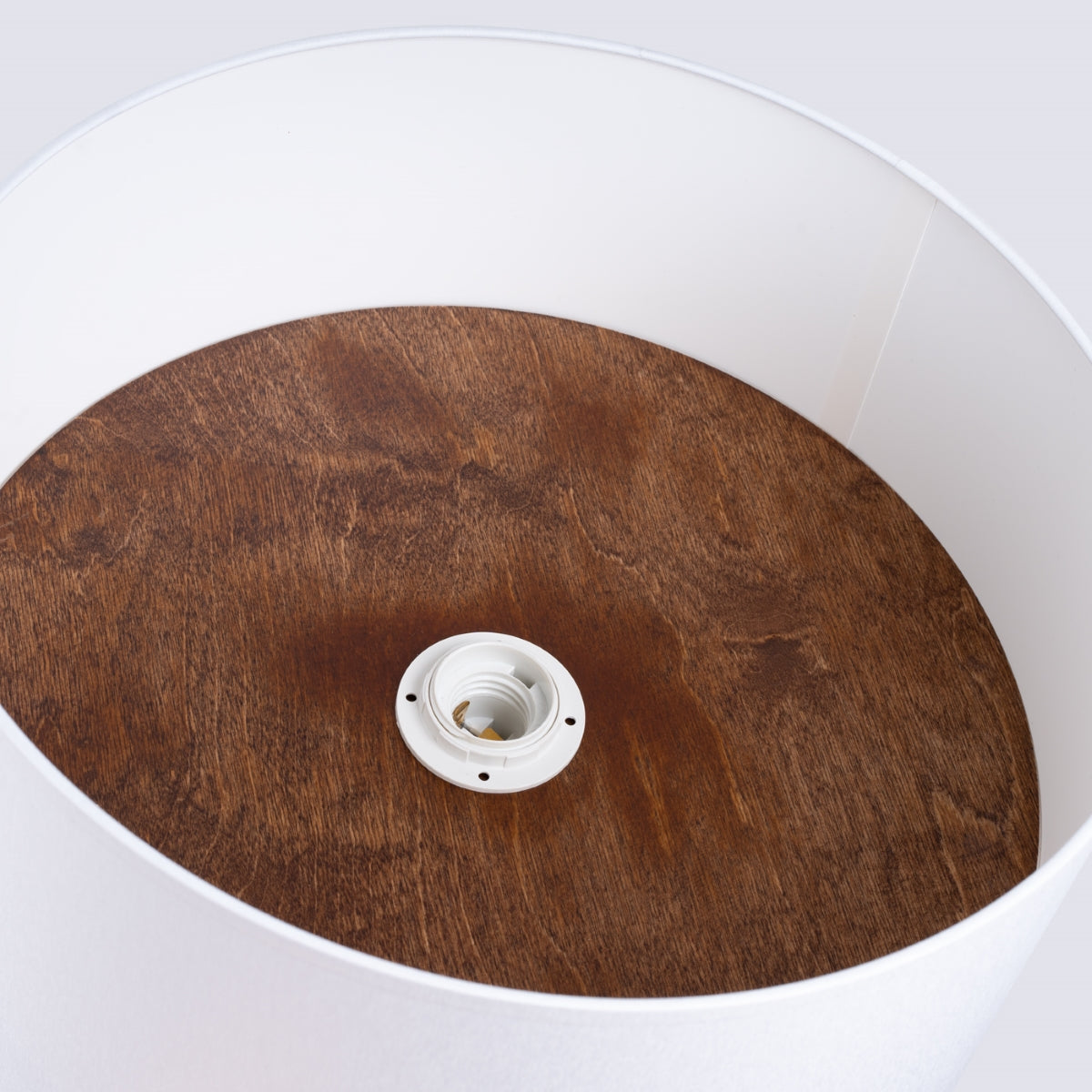 Plafond TELESTO Weiß/Dunkelbraun