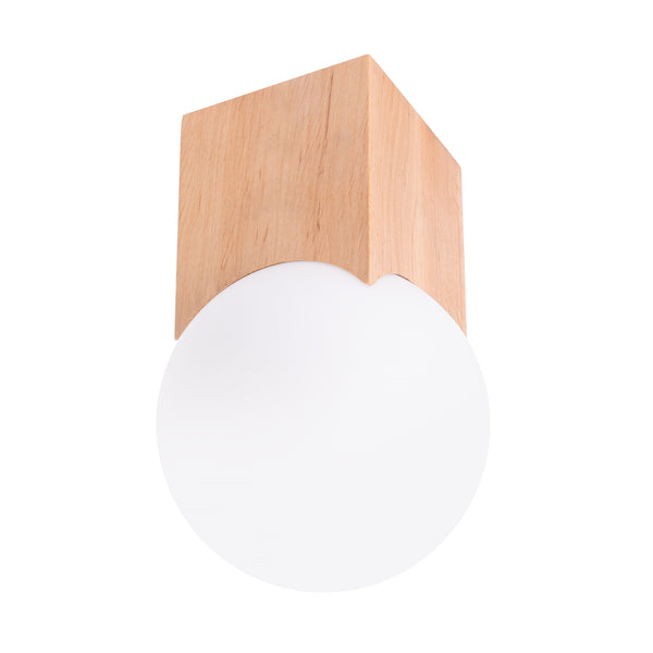 SOLIS natural wood ceiling light – stylish lighting with natural charm