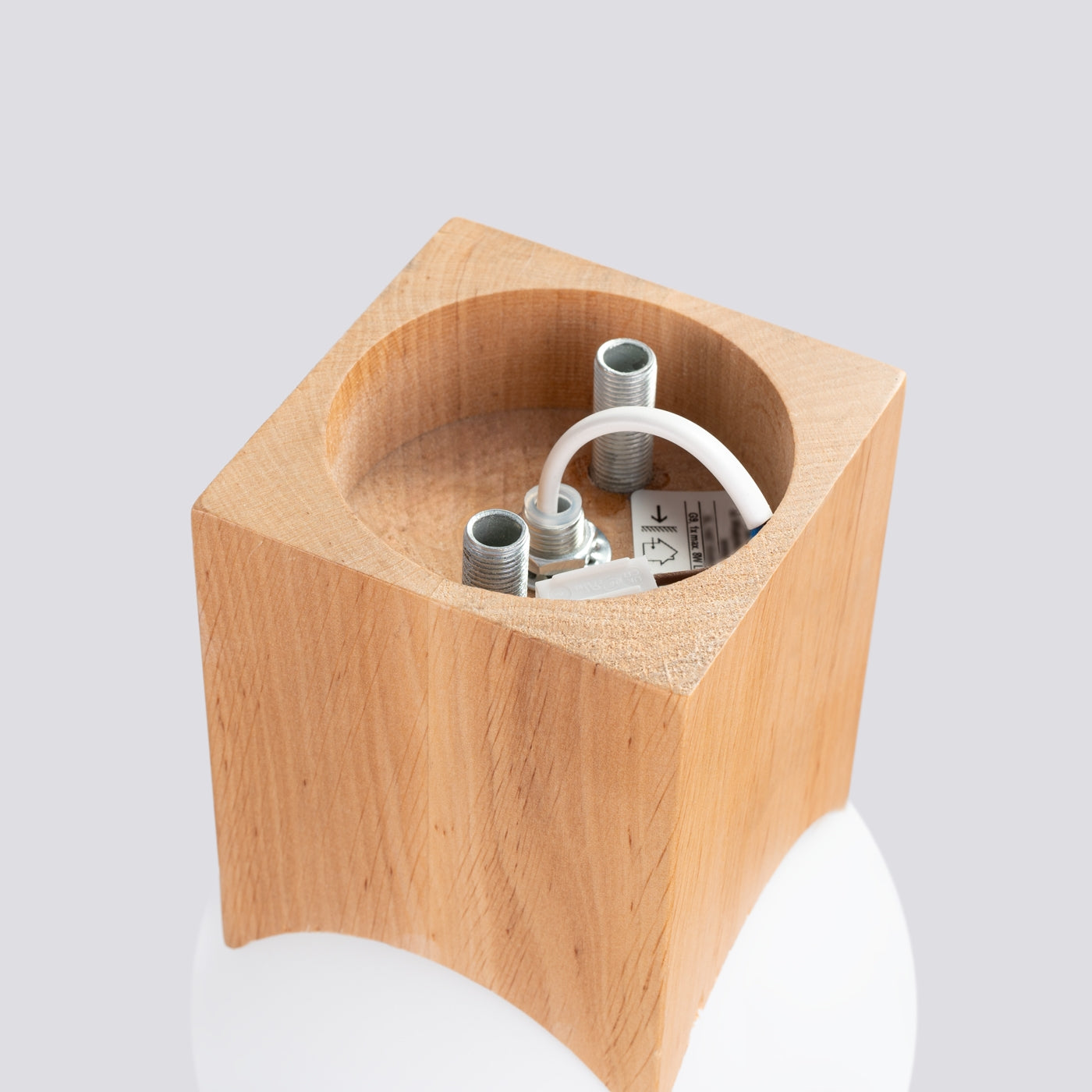 SOLIS natural wood ceiling light – stylish lighting with natural charm