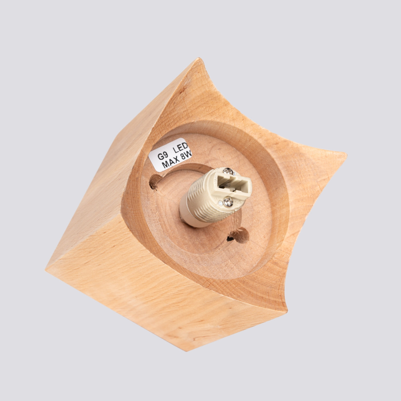 SOLIS natural wood ceiling light – stylish lighting with natural charm