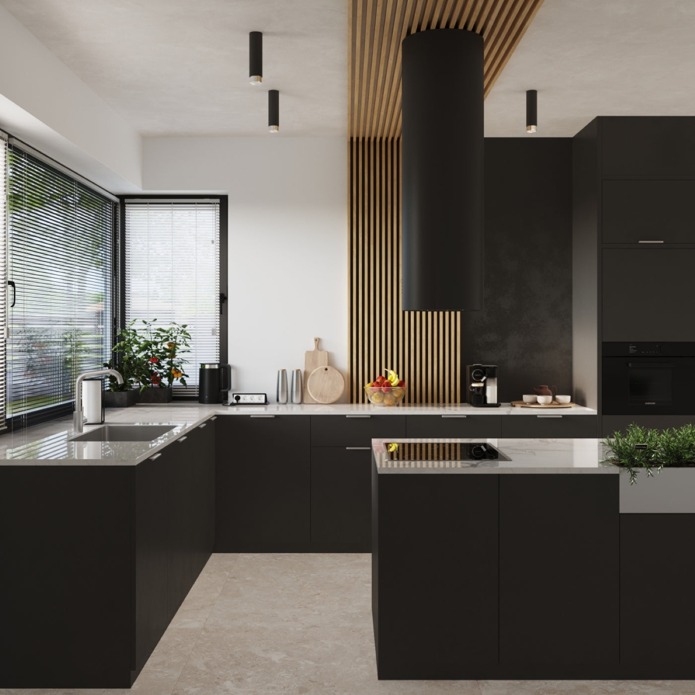 Plafond NERO 12.5 Black Chrome – Modern ceiling light with a stylish accent