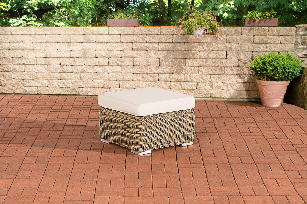 Polyrattan stool Bilbao / Madeira