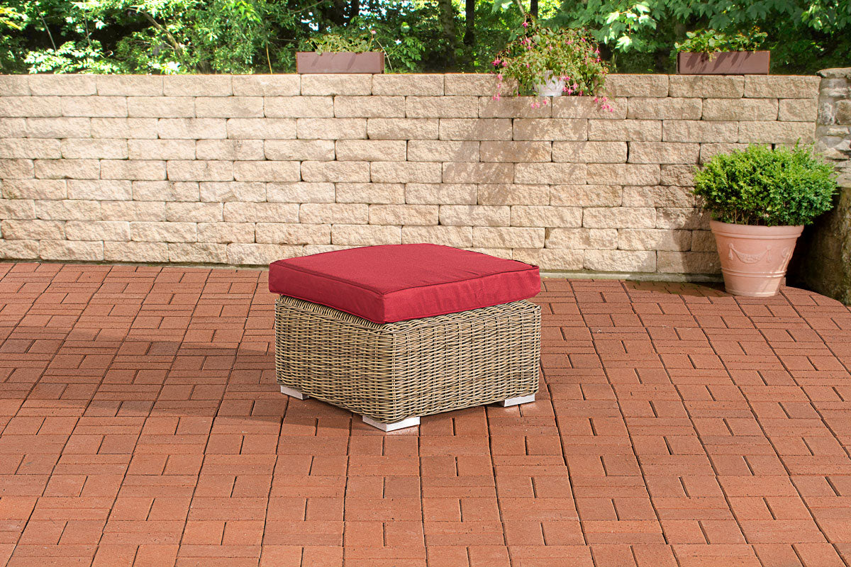 Polyrattan stool Bilbao / Madeira