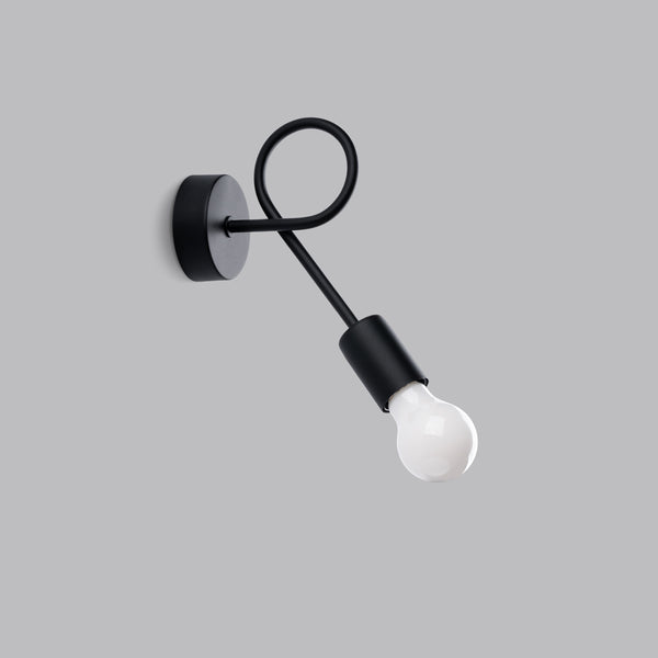 Wall light LEVAR black
