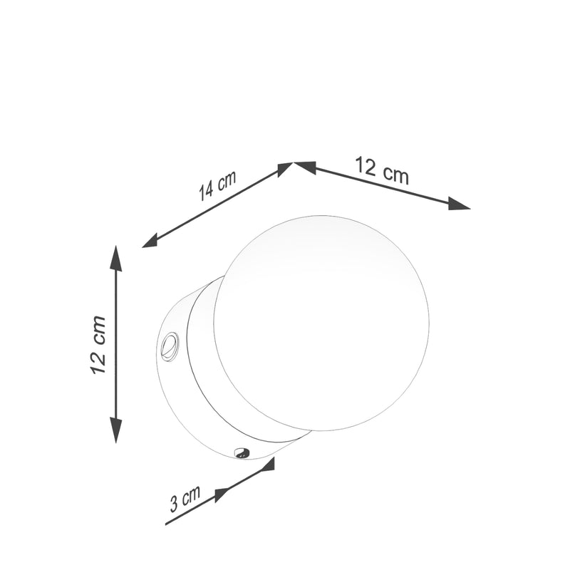Wall lamp YOLI 1 White – Modern wall lighting with stylish design