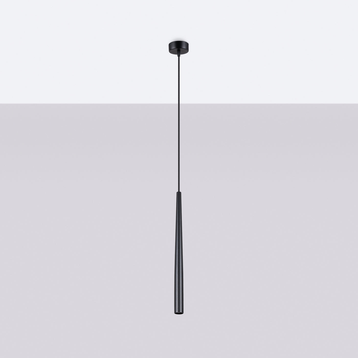Pendelleuchte BLISS 1 Schwarz – Minimalistische Hängeleuchte für modernes Wohnen