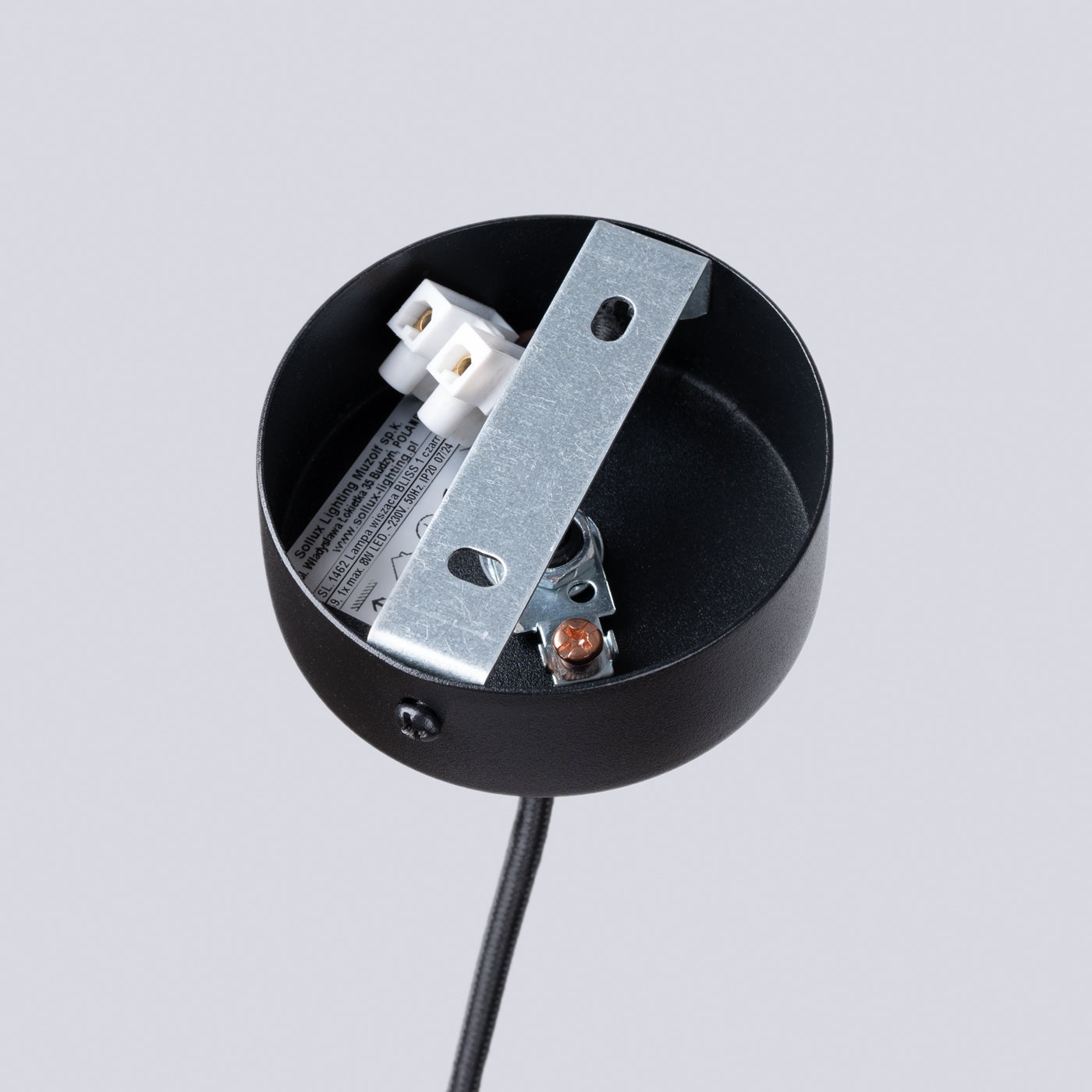 Pendant light BLISS 1 Black – Minimalist pendant light for modern living