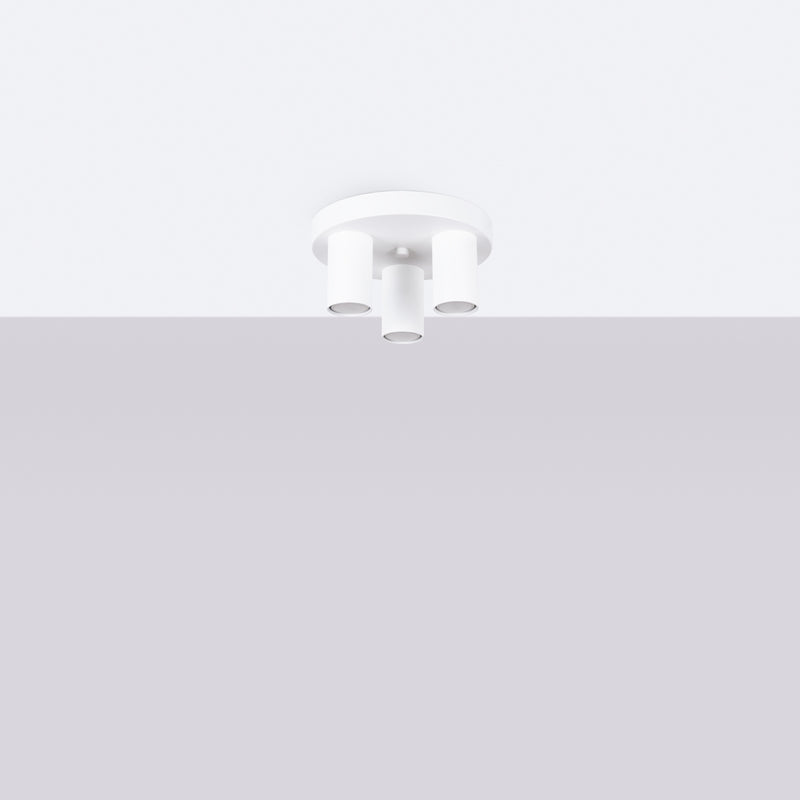 Plafond LAGOS 3P White – Modern ceiling lamp with three light sources