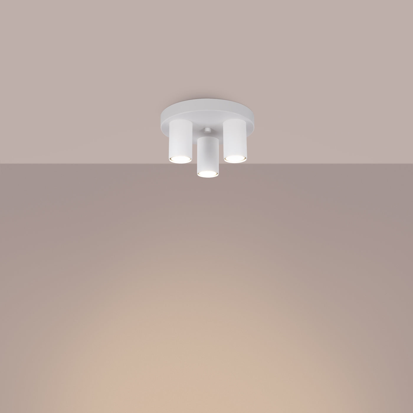 Plafond LAGOS 3P White – Modern ceiling lamp with three light sources