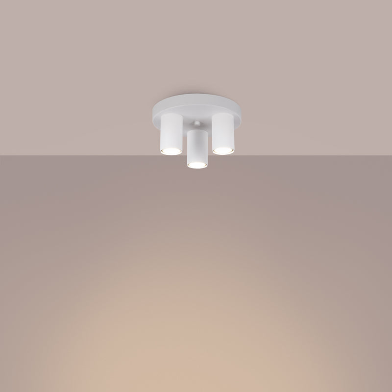 Plafond LAGOS 3P White – Modern ceiling lamp with three light sources