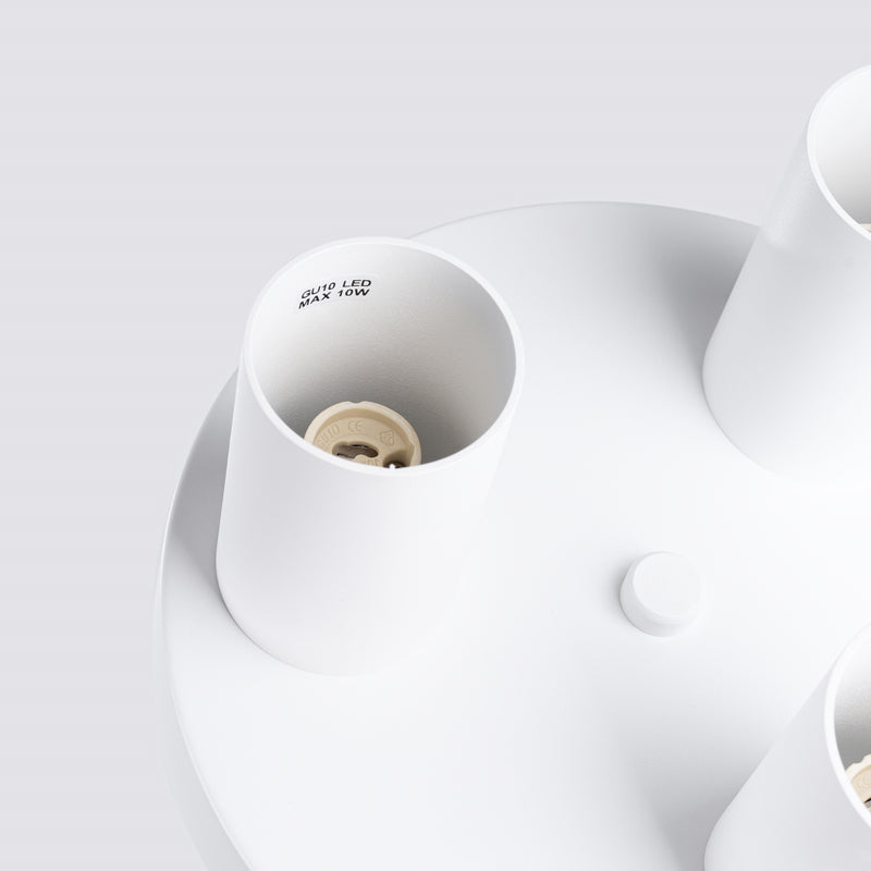 Plafond LAGOS 3P White – Modern ceiling lamp with three light sources