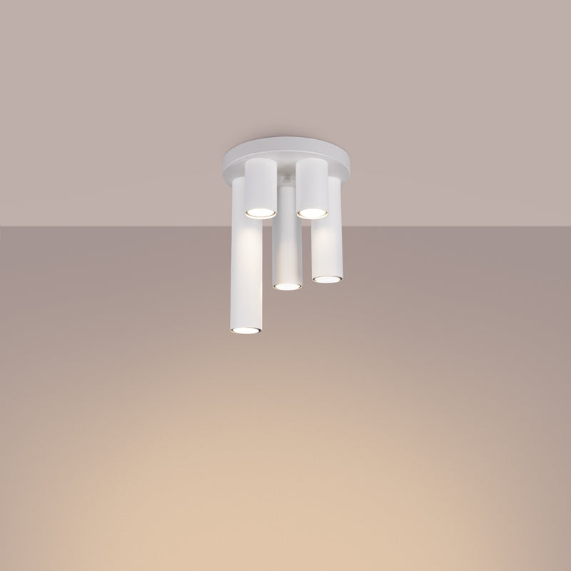 Plafond LAGOS 5P Weiß – Stilvolle Deckenlampe für großflächige Beleuchtung