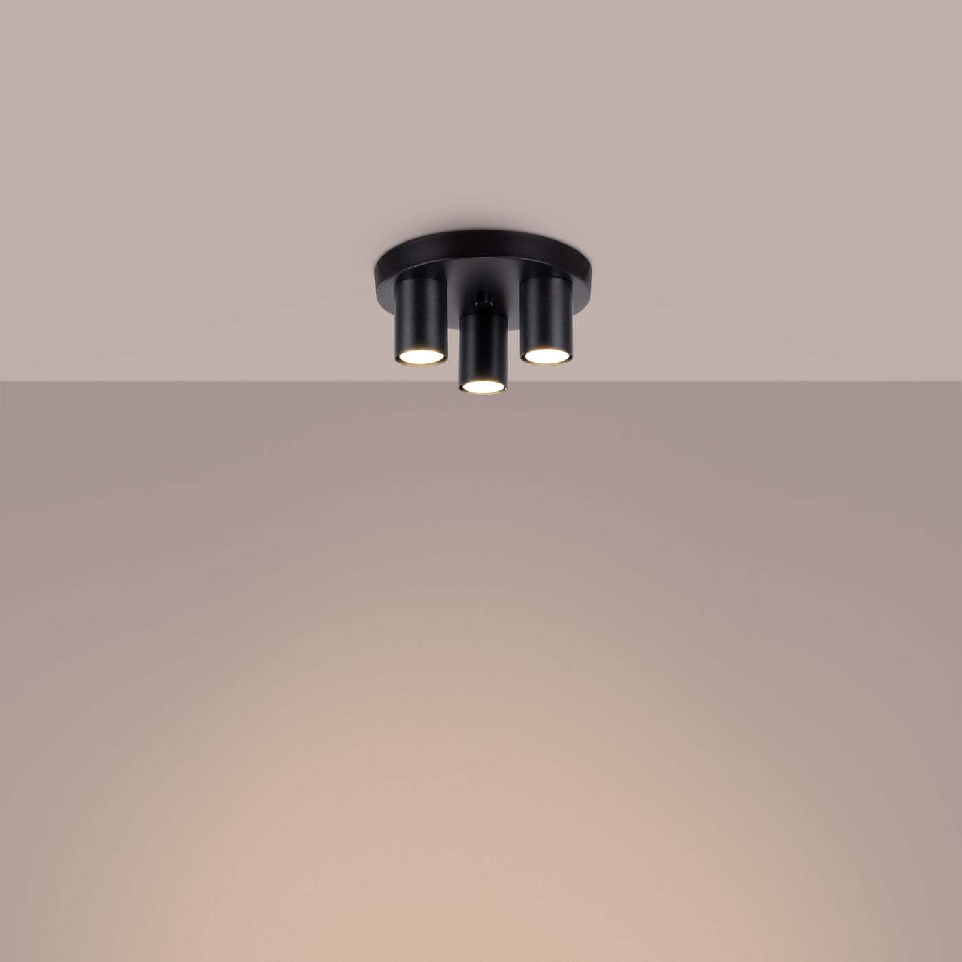 Plafond LAGOS 3P Black – Minimalist ceiling light in stylish black