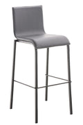 Bar stool Avola leather flat B78