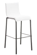 Bar stool Avola leather flat B78