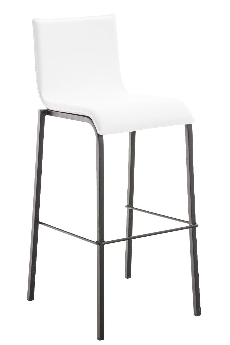 Bar stool Avola leather flat B78