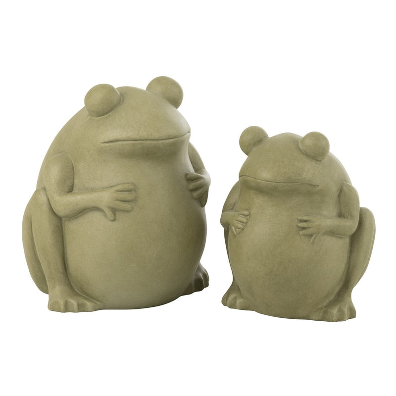 Übertopf Frosch – Große Pflanzenschale aus Ton in Grün