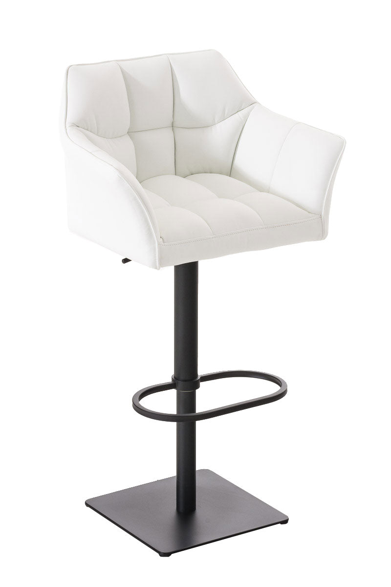 Damaso bar stool with faux leather cover