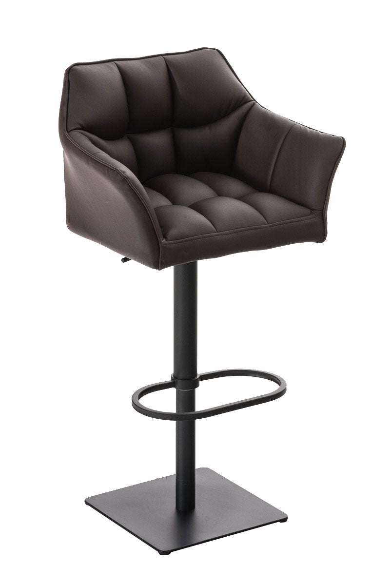 Damaso bar stool with faux leather cover