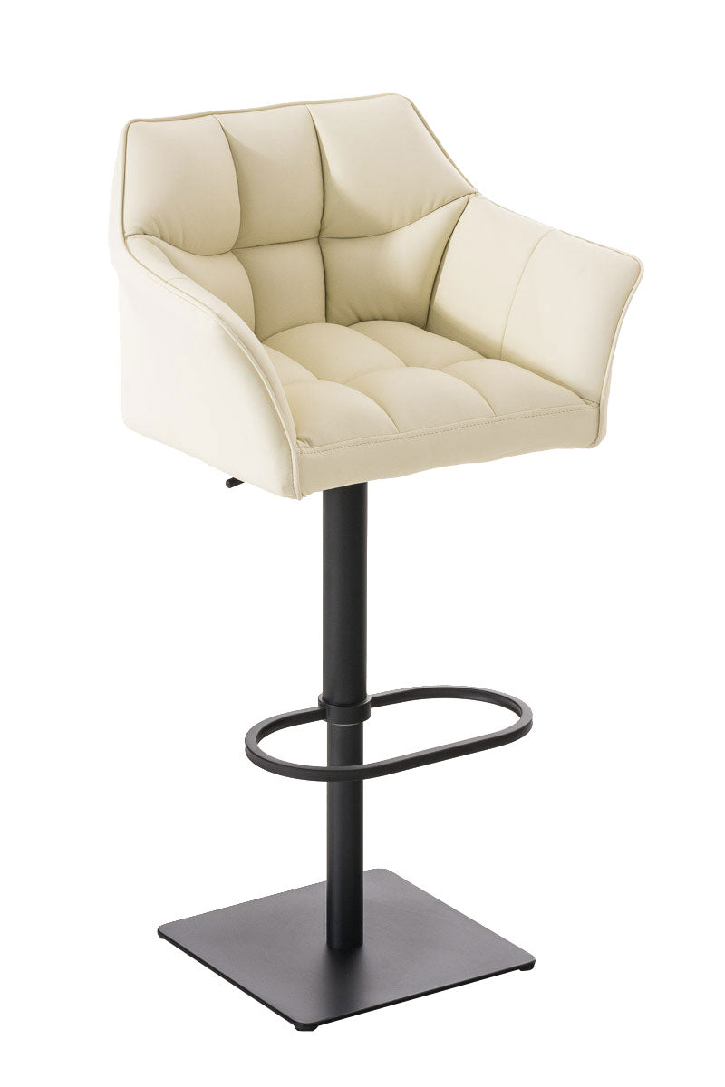 Damaso bar stool with faux leather cover