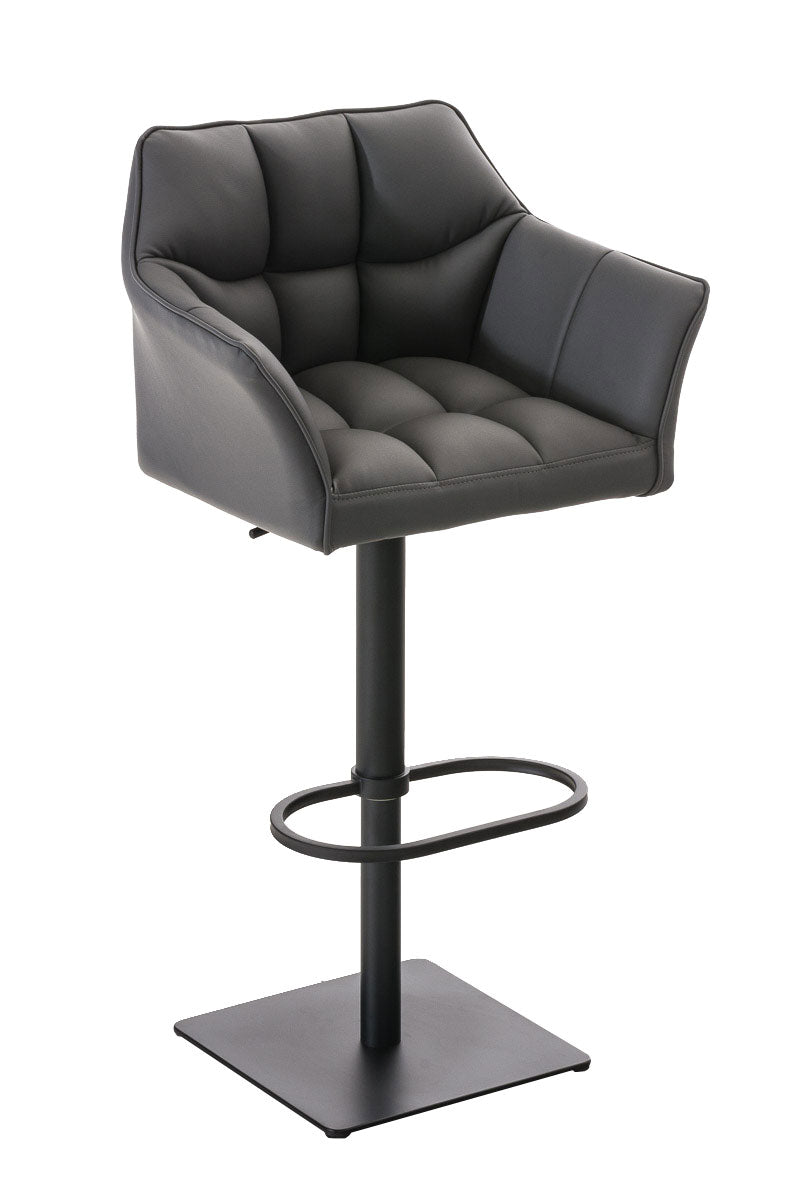 Damaso bar stool with faux leather cover