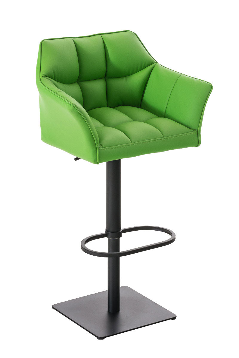 Damaso bar stool with faux leather cover