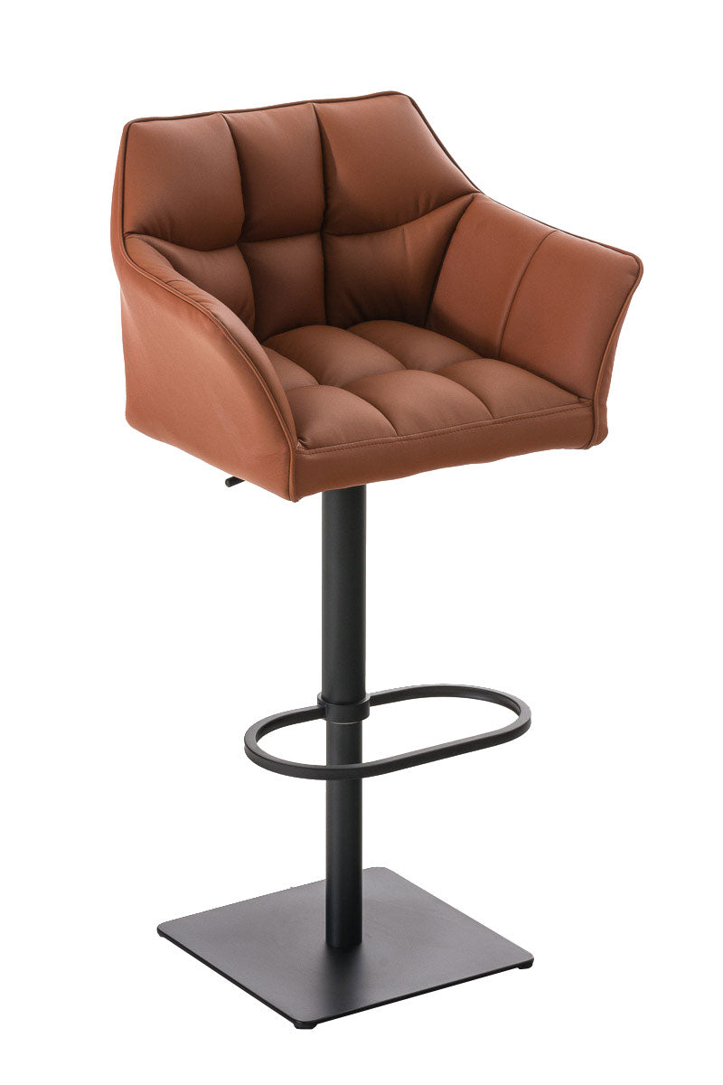 Damaso bar stool with faux leather cover