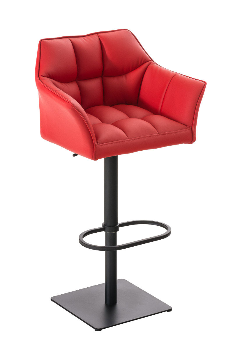 Damaso bar stool with faux leather cover