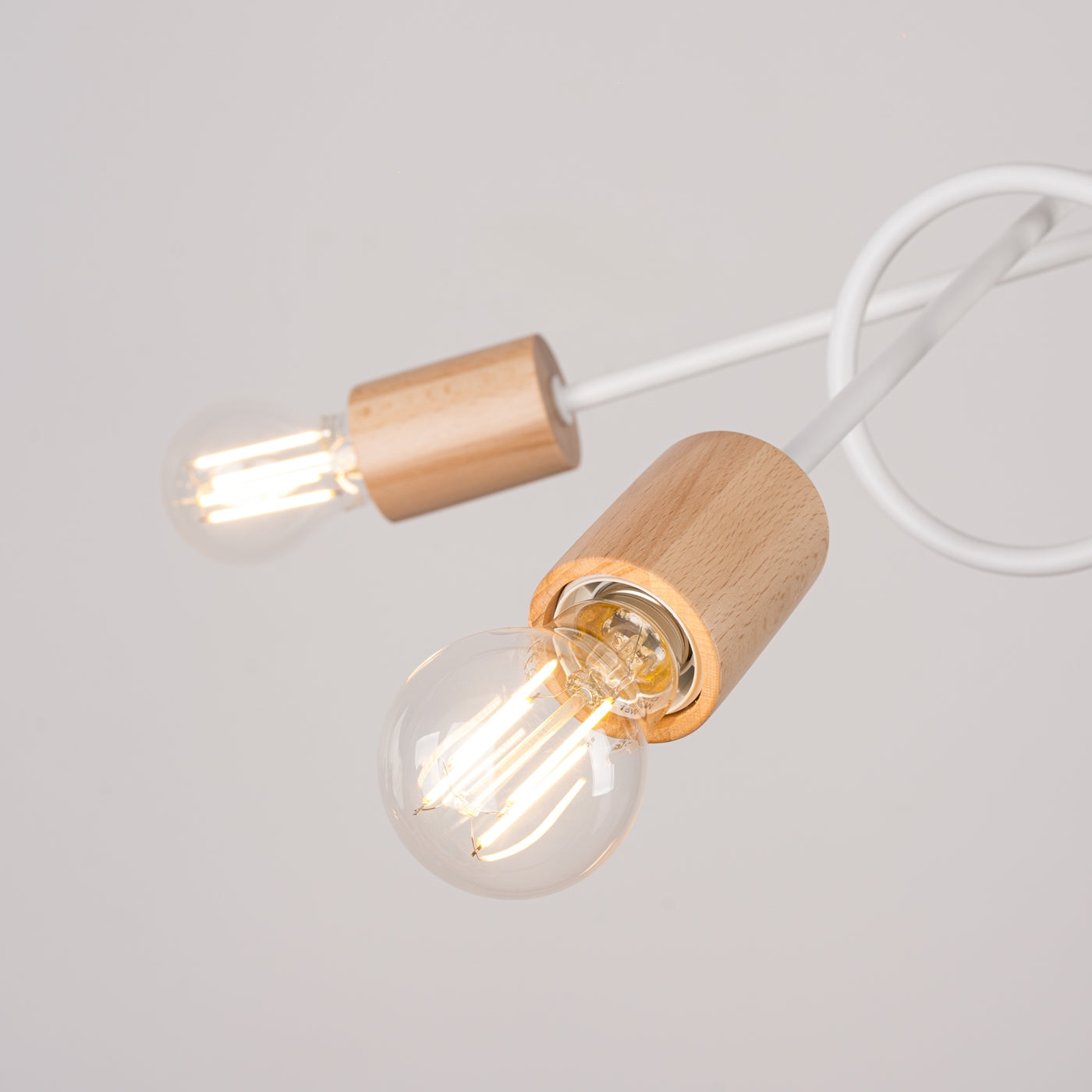 Kronleuchter EMBER 5 Weiß – Moderner Leuchter mit fünf Lichtquellen