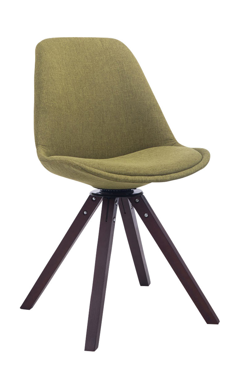 Visitor chair Troyes swivel fabric Square