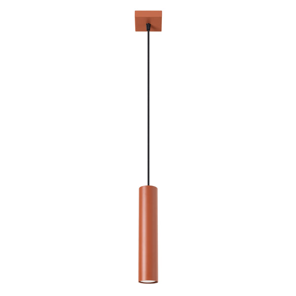 Pendant light LAGOS 1 brick red – Stylish pendant light for modern living spaces