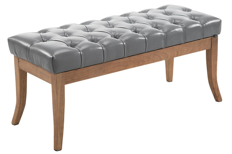 Ramses bench imitation leather antique-light