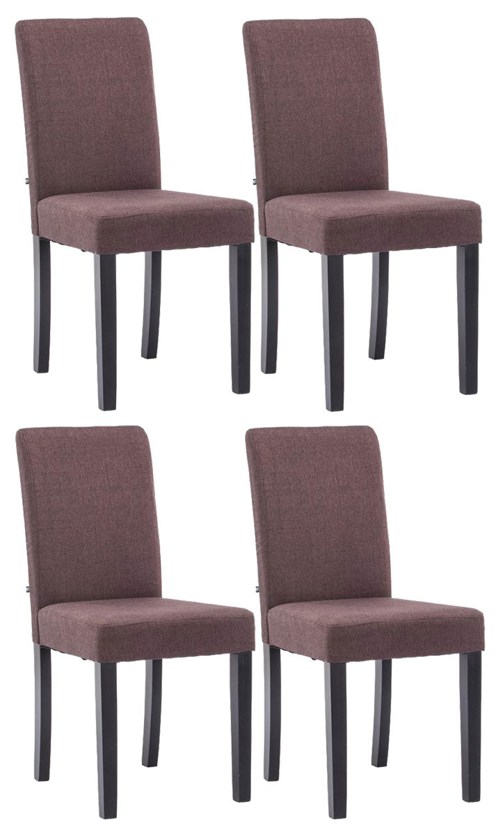 Set van 4 eetkamerstoelen Ina stof