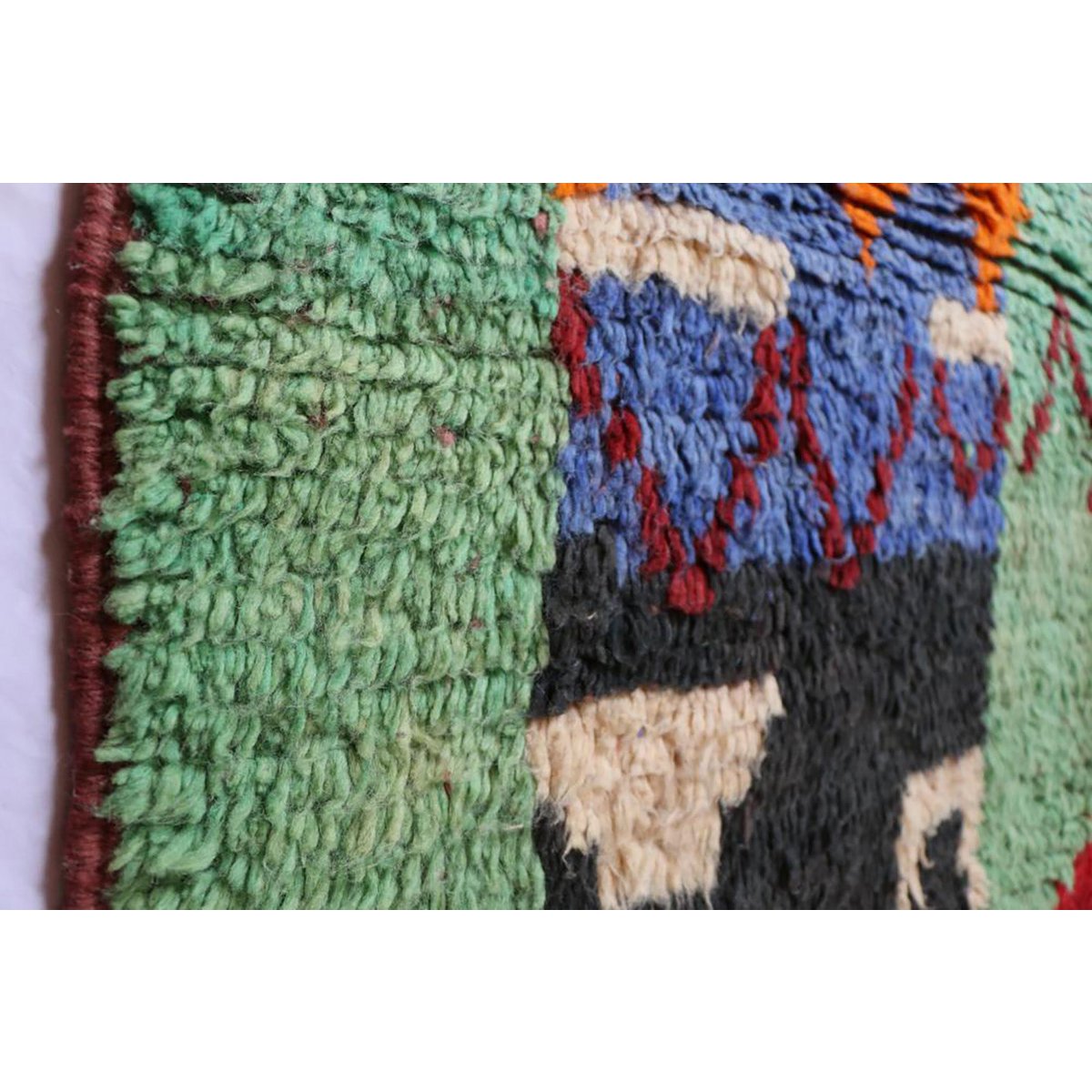 Berber Wolle Teppich in farbenfrohen Boujad 167 x 278 cm
