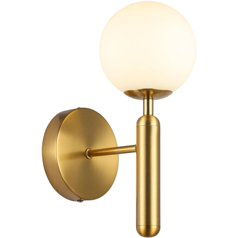 Mia wandlamp wit goud