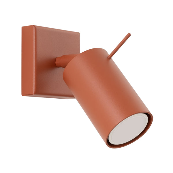 Wall light RING red ochre