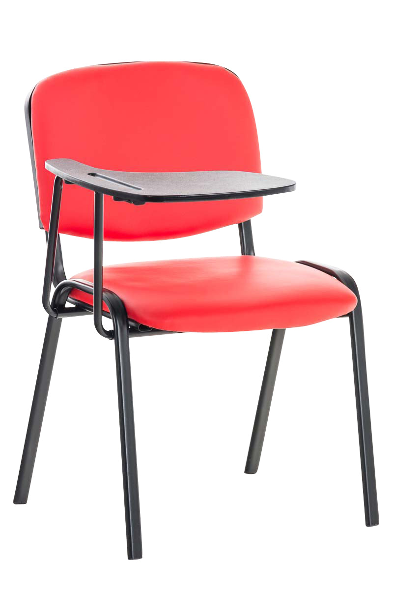 Ken chair with folding table imitation leather