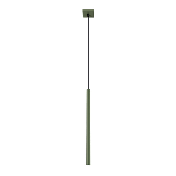 Pendant light PASTELO 1 olive green