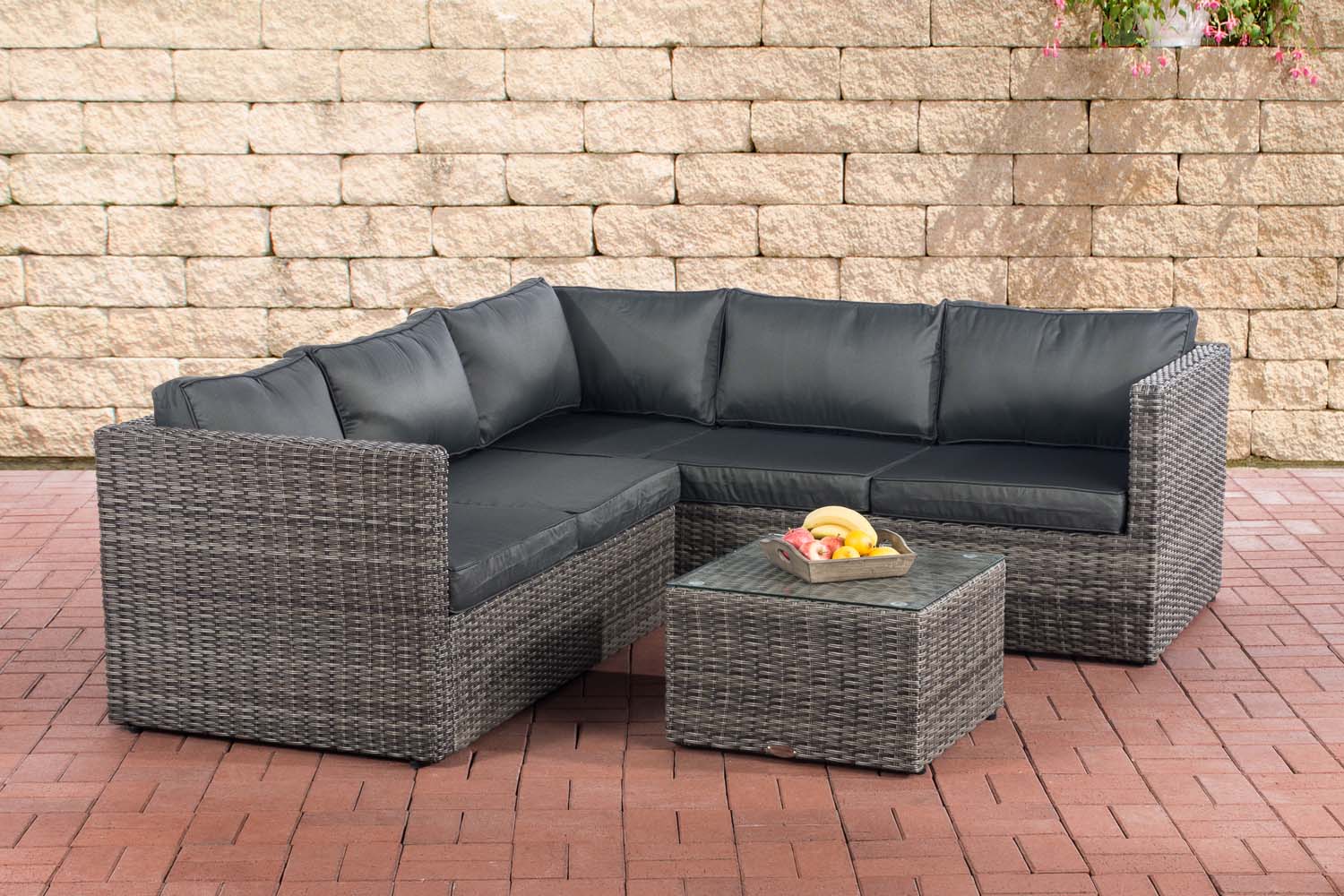Polyrattan Gartengarnitur Liberi 5mm