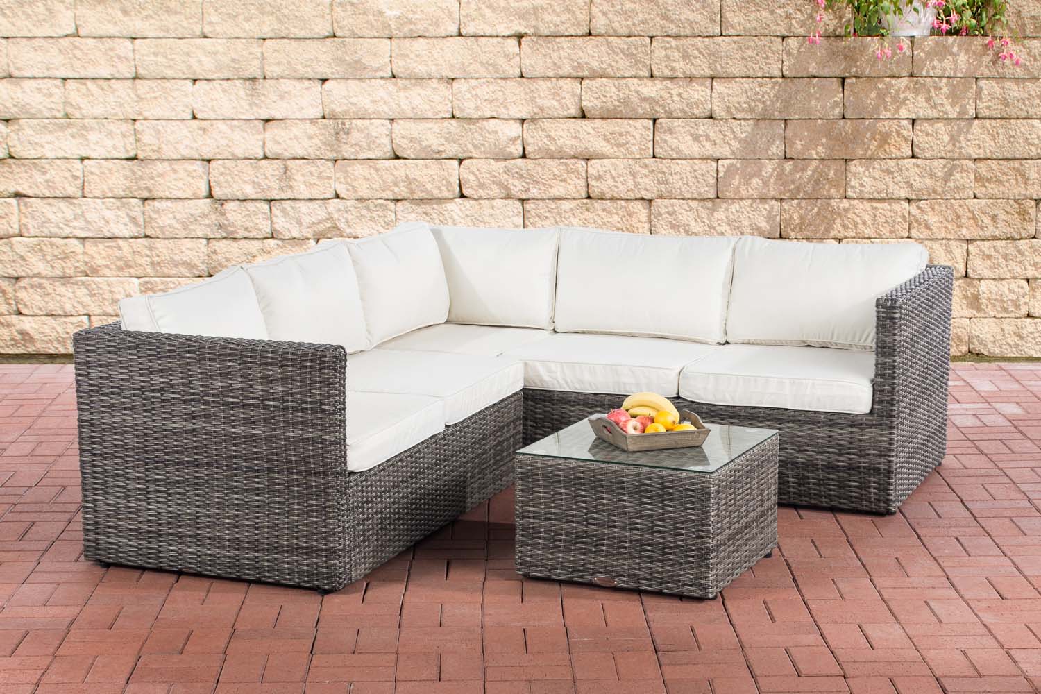 Polyrattan Gartengarnitur Liberi 5mm