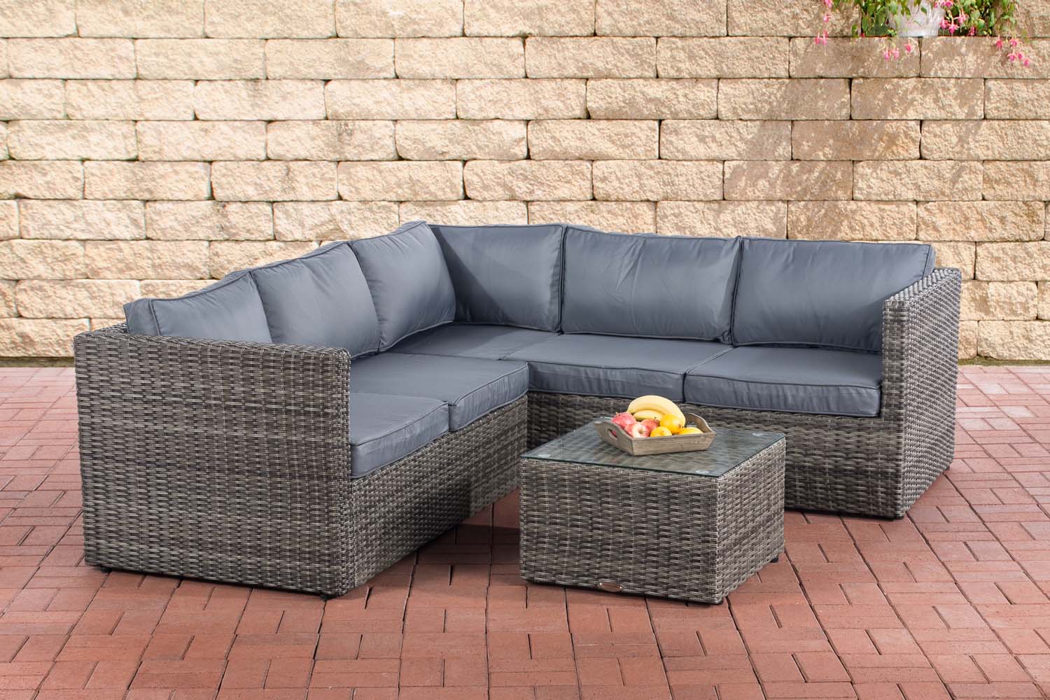 Polyrattan Gartengarnitur Liberi 5mm