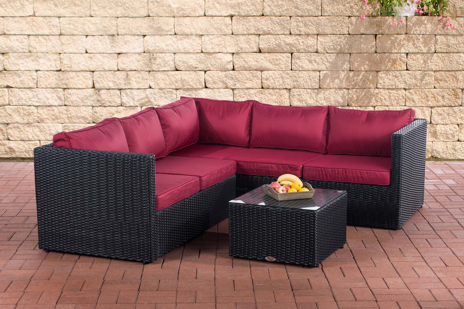 Polyrattan Gartengarnitur Liberi 5mm