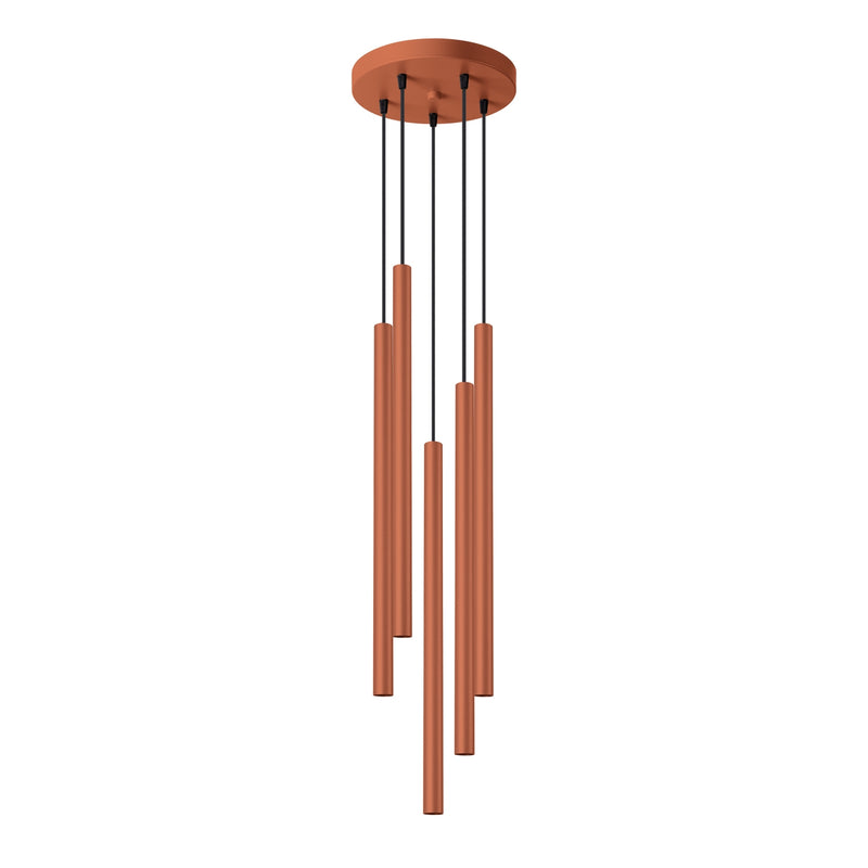 Pendelleuchte PASTELO 5P roter Ocker