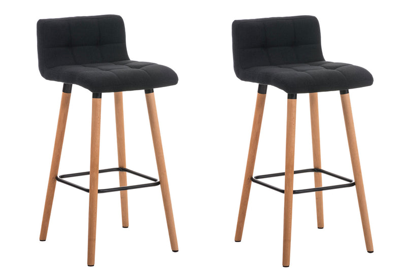 Set van 2 barkrukken Lincoln stof