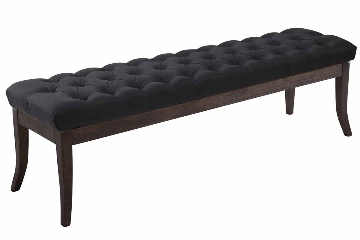 Ramses bench in antique dark fabric