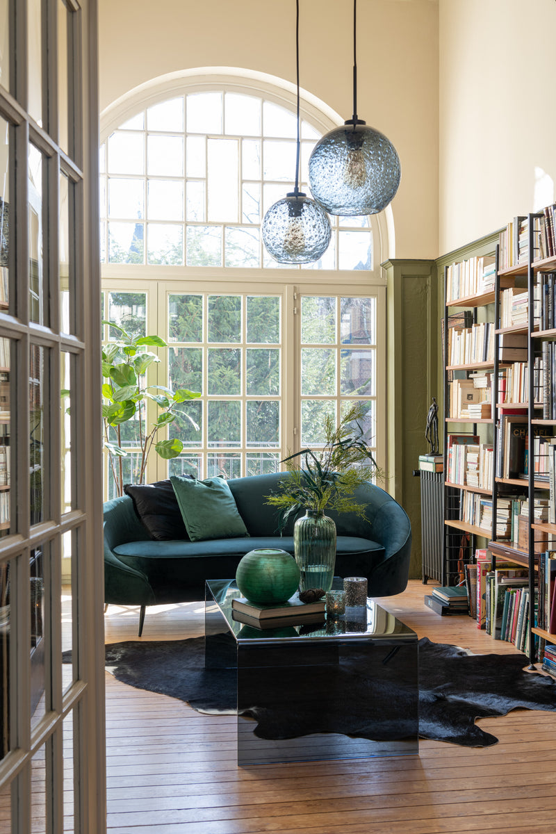 Sofa Elisabeth - Stilvolles Grün, Textilbezug mit robusten Metallfüßen, 180x85 cm - Eleganz trifft auf Komfort