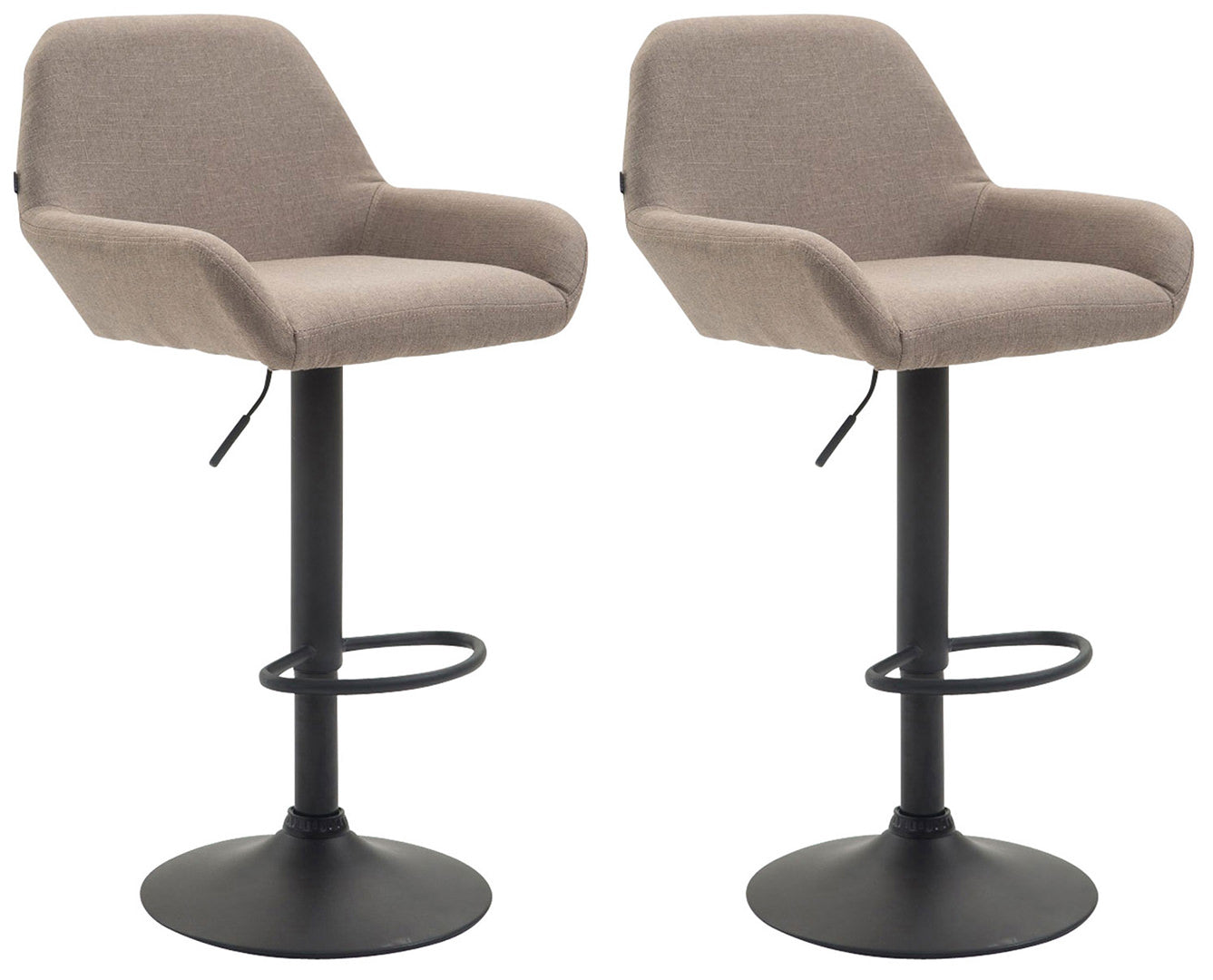 2er Set Barhocker Braga Stoff