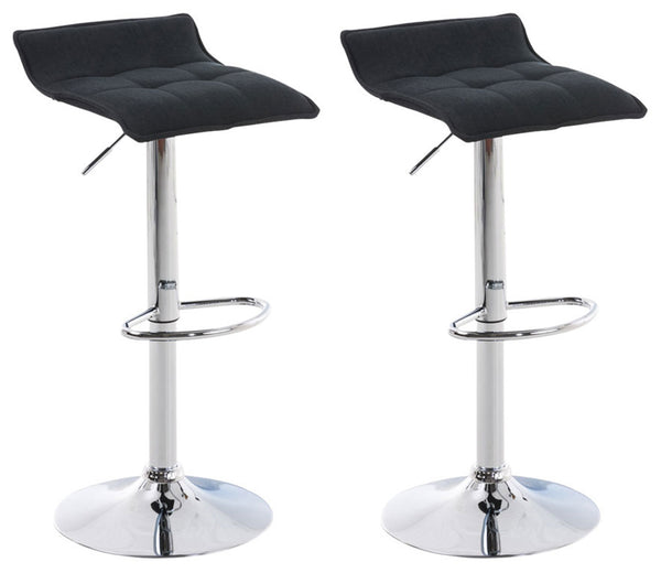 Set van 2 barkrukken Madison stof