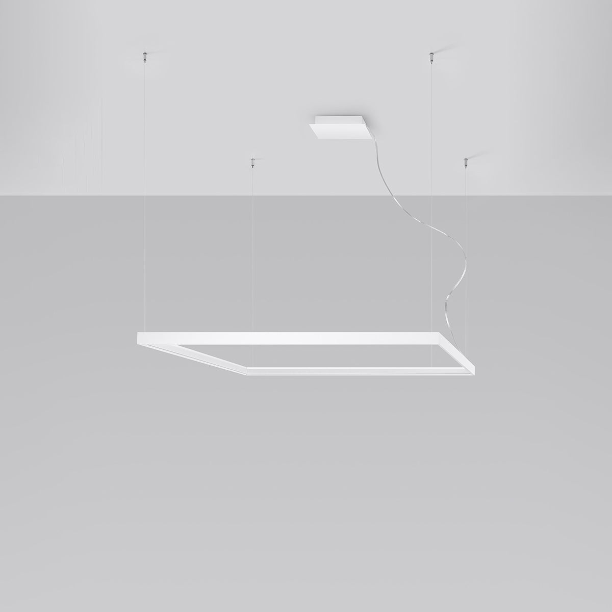 Chandelier NELYA L white 4000K
